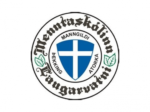 Menntaskólinn að Laugarvatni logo